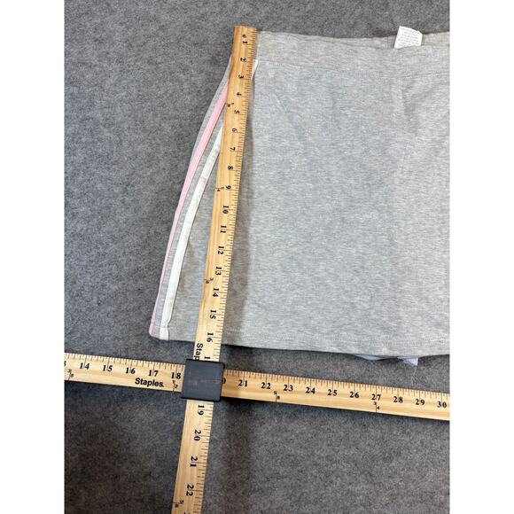 Vintage 90s GW Sport Skort Skirt Womens 30 Gray Pink White Striped Golf Tennis - Picture 4 of 5